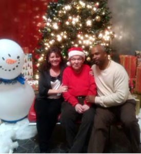 Lewis celebrating Christmas w Robertsons