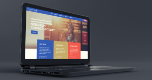 Mockup of dLCV's website
