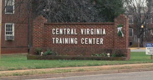 The front entrance sign for Central Virginia Training Center.